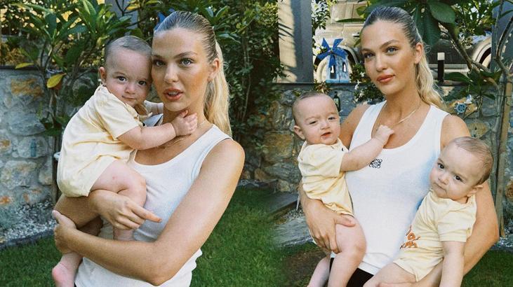 Yasemin Şefkatli Instagram’dan paylaştı! İbrahim Ayel ve Sinan Emir 1 yaşına girdi